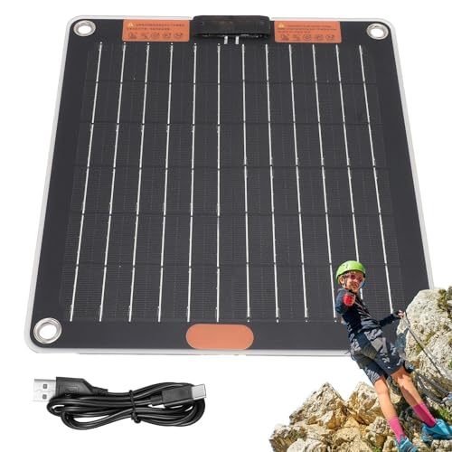 30W Solar Power Bank - Klapperschafts -Ladefeld, Intelligentes USB -Backup -Ladegerät, Kompakte Reiseergiequelle | Solar -Geräte -Ladegerät Für Wandern, Camping, Rucksack- Und Notfallversorgungsreisen von Vitsrisea