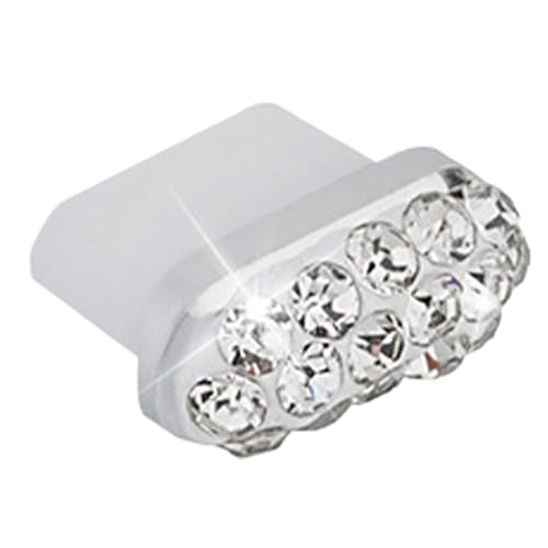 Typ-C-Staubstecker Anhänger - Typ-C-Ladeanschluss, Anti-Staub-Stecker Staubdichte Strass-Ladeanschluss-Charm-Staubschutzhülle | Telefon-Staubschutzhüllen Typ-C-Staubkappen für die meisten Typ-C-Staubstecker Anhänger - Typ-C-Ladeanschluss, Anti-Staub-Stecker Staubdichte Strass-Ladeanschluss-Charm-Staubschutzhülle | Telefon-Staubschutzhüllen Typ-C-Staubkappen für die meisten von Vitsrisea