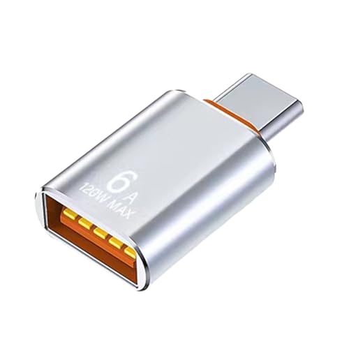 Typ C für USB-Adapter: Schnellkonverter, weiblicher Stecker auf USB, kompakter C-Anschluss auf USB 3.1-Konverter für Tablets, Smartphones, Laptops | D von Vitsrisea