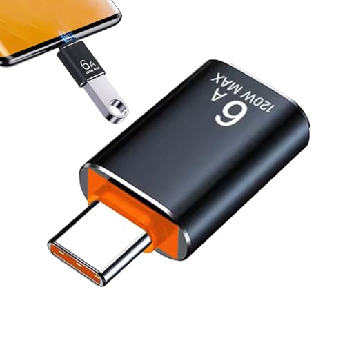 Typ C für USB-Adapter: Schnellkonverter, weiblicher Stecker auf USB, kompakter C-Anschluss auf USB 3.1-Konverter für Tablets, Smartphones, Laptops | D von Vitsrisea