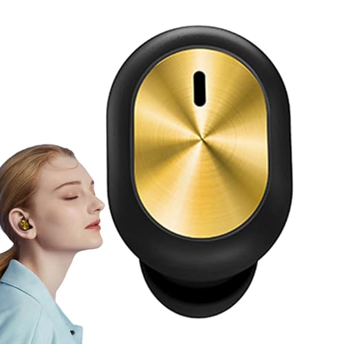 Vitsrisea Einzelohr-Kopfhörer - Mono Ohrhörer,einohr Telefon Headset | Unsichtbarer Kabelloser Mobiltelefon-Ohrhörer, Kompakter In-Ear-Ohrhörer Für Smartphones, Hörbücher Und Autofahren von Vitsrisea