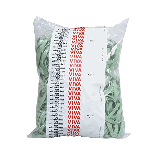 Bürogummis Viva 1 kg mit grünem Gänseband Ø 100 mm T5 [F5x100] von Viva