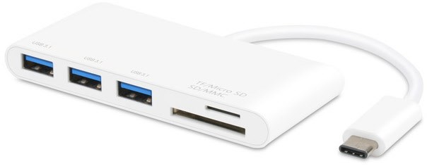 CC UC UA3CR USB-C Cardreader + Hub CC UC UA3CR USB-C Cardreader + Hub von Vivanco