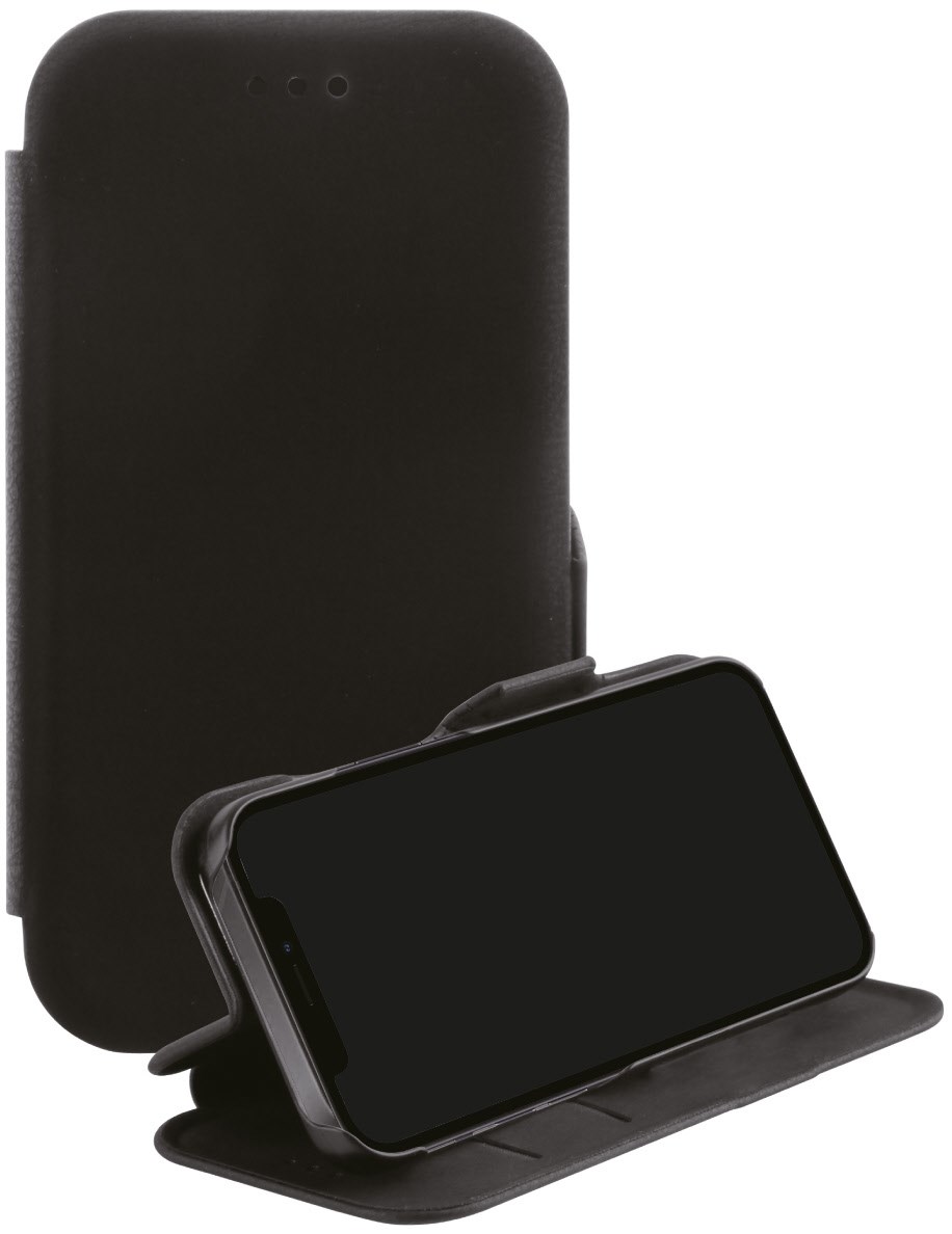 Casual Wallet Handy-Klapptasche für iPhone 13 Mini schwarz von Vivanco