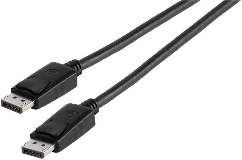 DP-Stecker>DP-Stecker (1m) Kabel schwarz von Vivanco