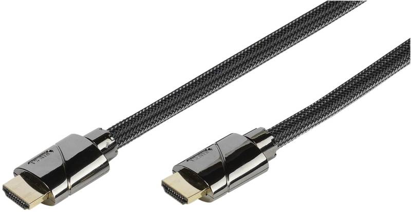 HDMI Ethernet Metallst Nylon 3,0m HDMI-Kabel von Vivanco