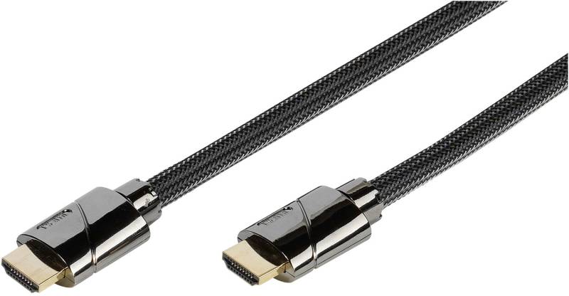 HDMI Ethernet Metallst.Nylon 1,5m HDMI-Kabel von Vivanco