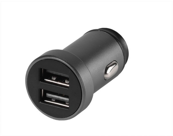 HQCCVVDUALUSB4.8A KFZ-Ladegerät schwarz von Vivanco