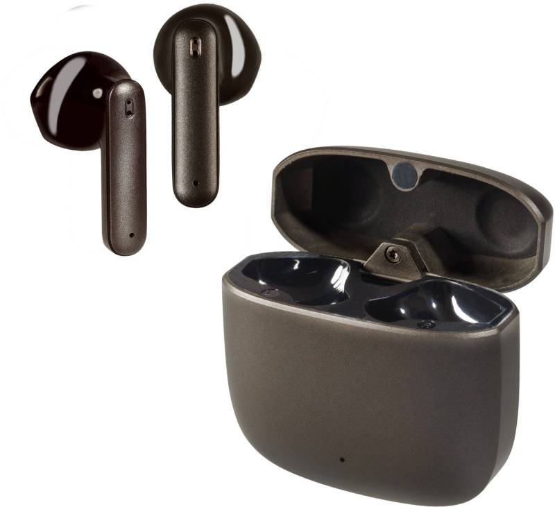 Metal Pair True Wireless Kopfhörer anthrazit metallic von Vivanco