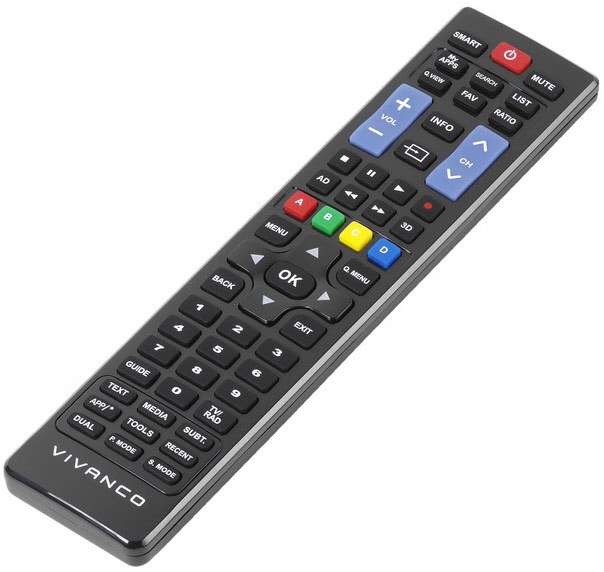 RR 220 Ersatz Fernbedienung für Samsung und LG TV ab Bj. 2000 RR 220 Ersatz Fernbedienung für Samsung und LG TV ab Bj. 2000 von Vivanco