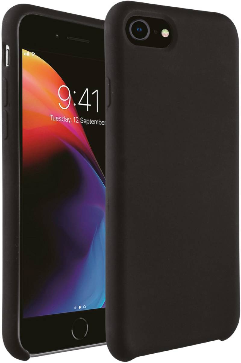 Silikonschutzhülle für iPhone SE (2020) schwarz von Vivanco