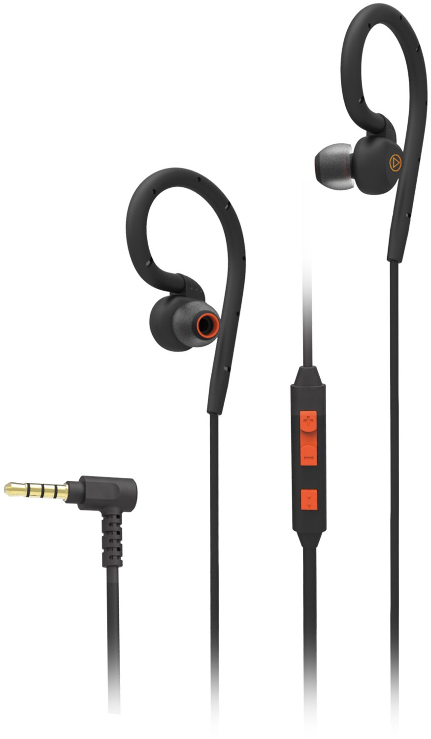 Sport-In-Ear Kopfhörer 61777 schwarz/orange Sport-In-Ear Kopfhörer 61777 schwarz/orange von Vivanco