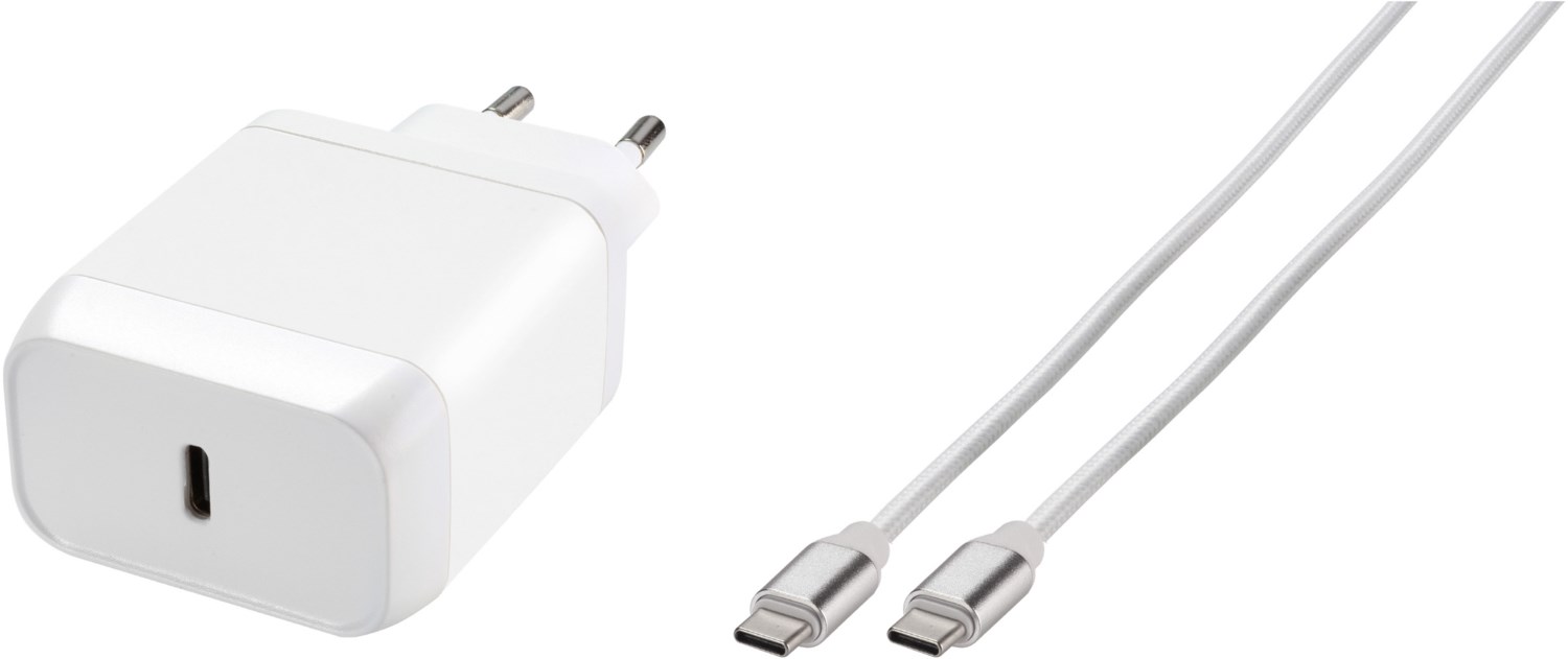Super Fast Charge Ladeset (45W) weiß von Vivanco