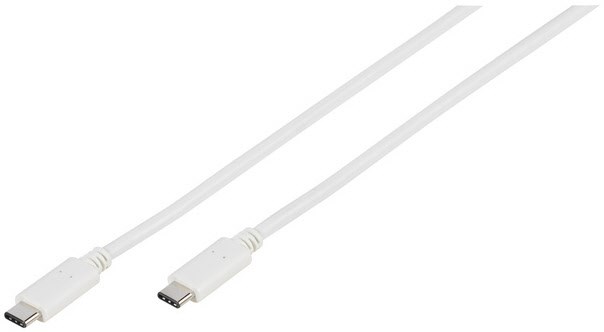 USB 3.1 Typ C Kabel (1m) weiß von Vivanco