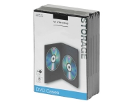 Vivanco 31718, DVD-Bögen, 2 Scheiben, Sort, 190 mm, 136 mm, 73 mm Vivanco 31718, DVD-Bögen, 2 Scheiben, Sort, 190 mm, 136 mm, 73 mm von Vivanco