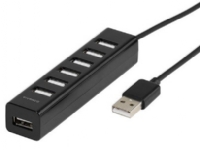 Vivanco 36661, USB 2.0, USB 2.0, 480 Mbit/s, Schwarz, AC, USB, 110 - 240 V von Vivanco