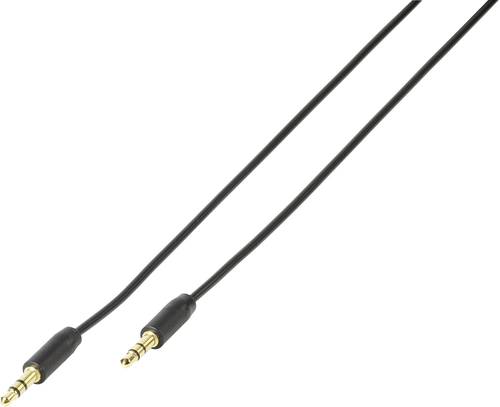 Vivanco 38767 Klinke Audio Anschlusskabel [1x Klinkenstecker 3.5mm - 1x Klinkenstecker 3.5 mm] 1.00m von Vivanco