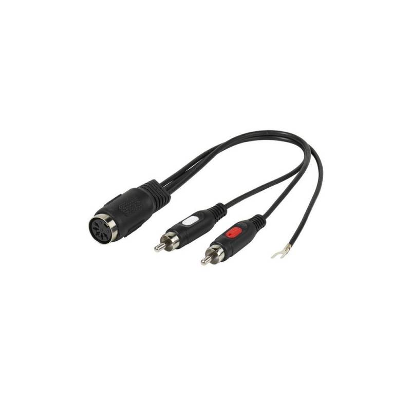 Vivanco Adapter DIN / Cinch, 0,2m (46074) Audio- & Video-Kabel von Vivanco