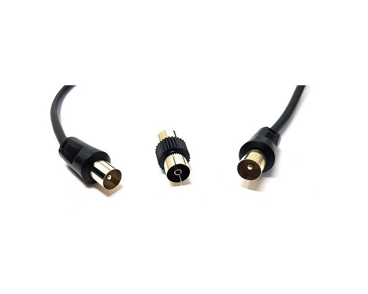 Vivanco Audio- & Video-Kabel, Antennenkabel, (1 cm), vergoldet, 120dB von Vivanco