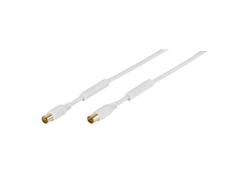 Vivanco Audio- & Video-Kabel, Antennenkabel, (7.5 cm), vergoldet, 100dB von Vivanco