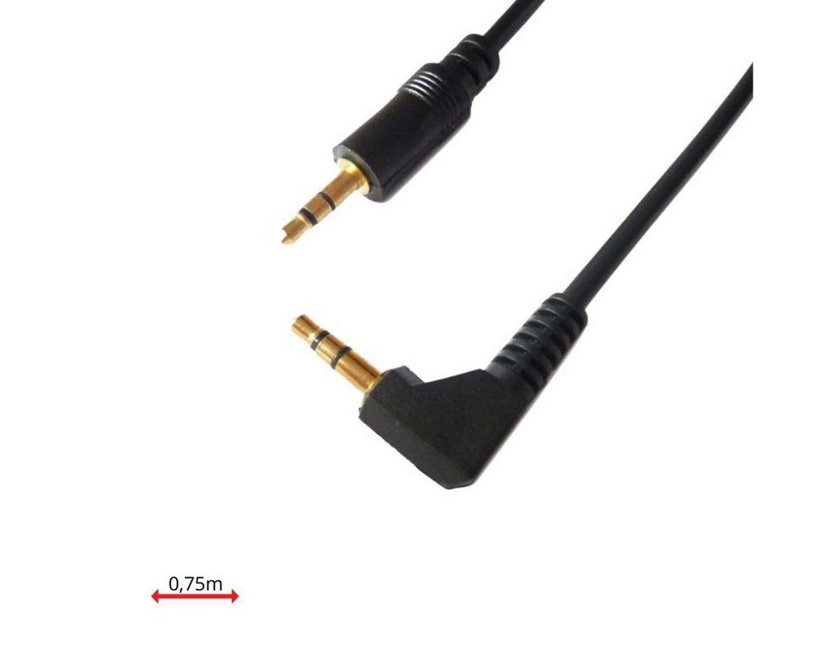 Vivanco Audio- & Video-Kabel, Audiokabel, Klinken Kabel (75 cm) von Vivanco
