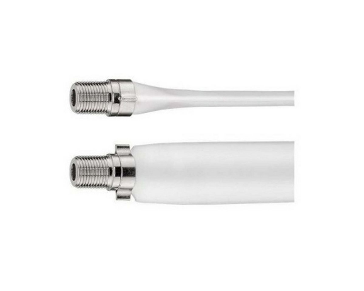 Vivanco Audio- & Video-Kabel, Koaxial Adapter, Koaxial Adapter (0.01 cm), Fensterdruchführung, Flachkabel von Vivanco