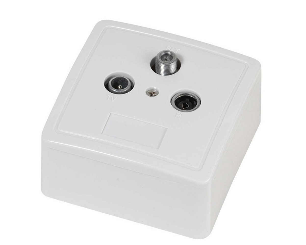 Vivanco Audio- & Video-Kabel, TV / Radio Aufputzdose, TV / Radio Aufputzdose, SAT, TV, UKW, RD Vivanco Audio- & Video-Kabel, TV / Radio Aufputzdose, TV / Radio Aufputzdose, SAT, TV, UKW, RD von Vivanco