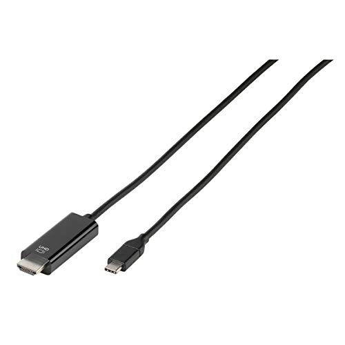 Vivanco CC UC HD 15 USB Type-C HDMI Kabeladapter (USB Type-C, HDMI, männlich, 1,5 m, schwarz) von Vivanco