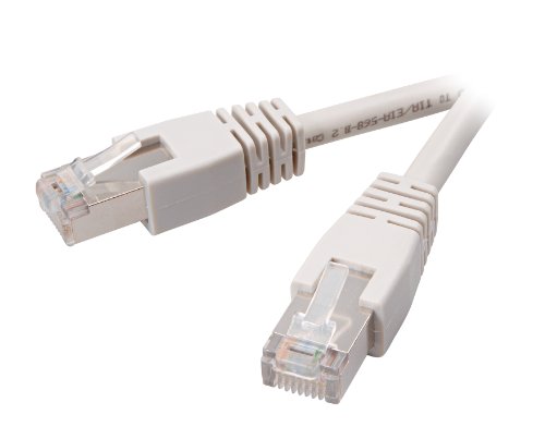 Vivanco Cat 5e Netzwerkkabel 1:1 verschaltet, RJ45 Stecker 0.5 m grau von Vivanco