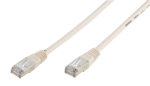 Vivanco Cat 5e Netzwerkkabel 1:1 verschaltet, RJ45 Stecker 10.0 m grau von Vivanco