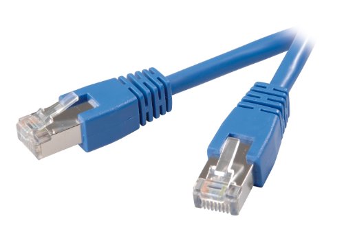 Vivanco Cat 5e Netzwerkkabel 1:1 verschaltet, RJ45 Stecker 2.0 m blau von Vivanco