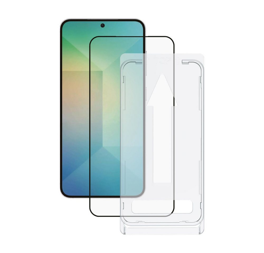 Vivanco Displayschutzglas FullScreen Displayschutzglas für Galaxy S25, Easy Applikator von Vivanco