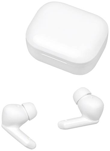 Vivanco Endurance Pair In Ear Headset Bluetooth® Stereo Weiß Headset, Ladecase, Lautstärkeregelun von Vivanco