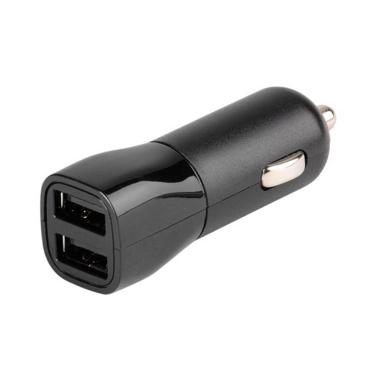 Vivanco Fast Car Charger, 2 USB Ports, Kfz Schnellladegerät, 17W (62248) USB-Ladegerät von Vivanco