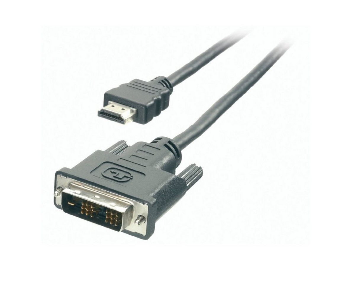 Vivanco HQ 5m HDMI-Stecker auf DVI-D Single Link Video-Adapter HDMI, DVI-D, 500 cm, TV Adapter-Kabel, Verbindungskabel HD-TV PC Geschwindigkeit 5 Gbit/s Vivanco HQ 5m HDMI-Stecker auf DVI-D Single Link Video-Adapter HDMI, DVI-D, 500 cm, TV Adapter-Kabel, Verbindungskabel HD-TV PC Geschwindigkeit 5 Gbit/s von Vivanco