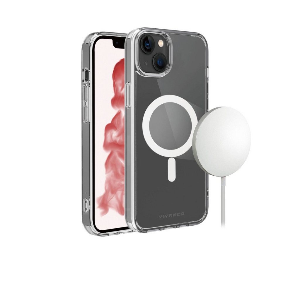 Vivanco Handyhülle Mag Steady Cover, Magnetic Wireless Charging Support für iPhone 14 Vivanco Handyhülle Mag Steady Cover, Magnetic Wireless Charging Support für iPhone 14 von Vivanco