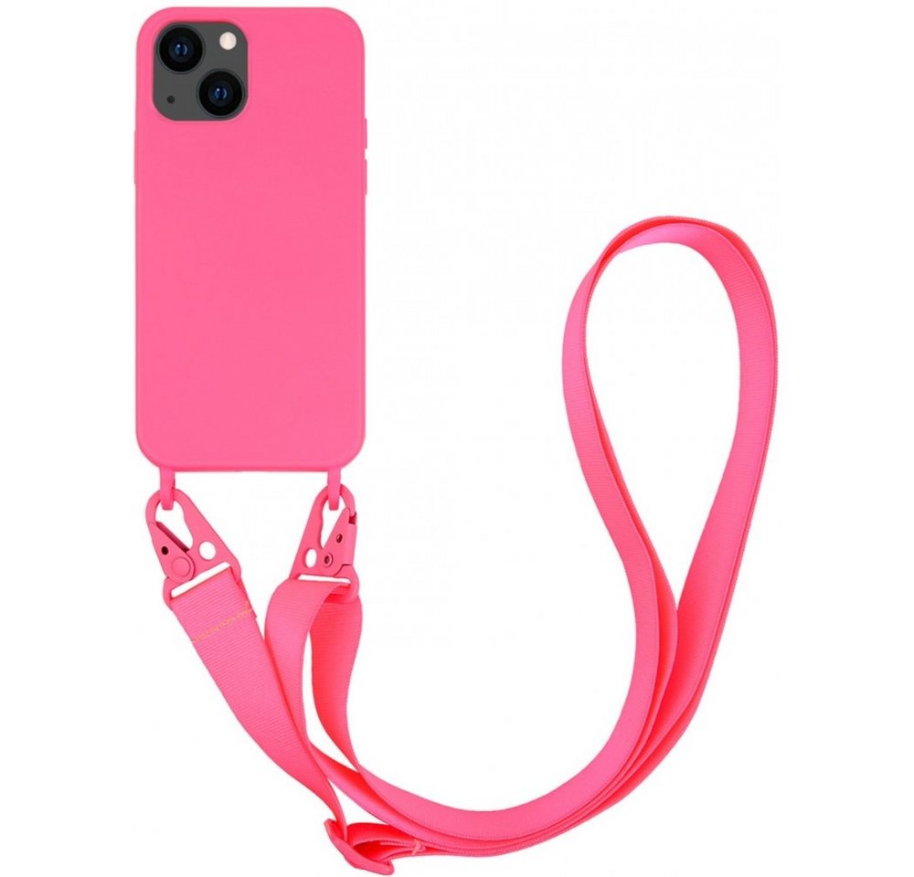 Vivanco Handyhülle Necklace Cover Apple iPhone 13 - Schutzhülle - pink von Vivanco