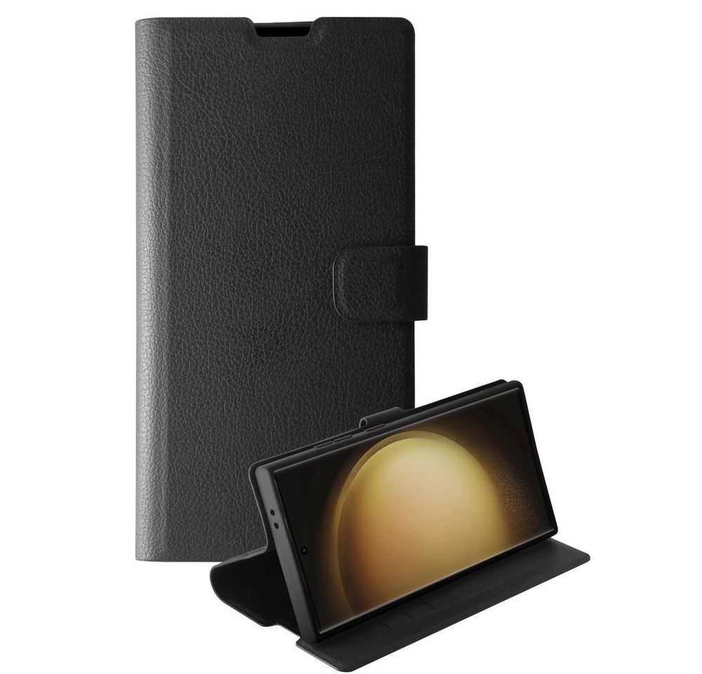 Vivanco Handyhülle Premium Wallet, Book Cover für Galaxy S24 Ultra Schwarz (64075) von Vivanco