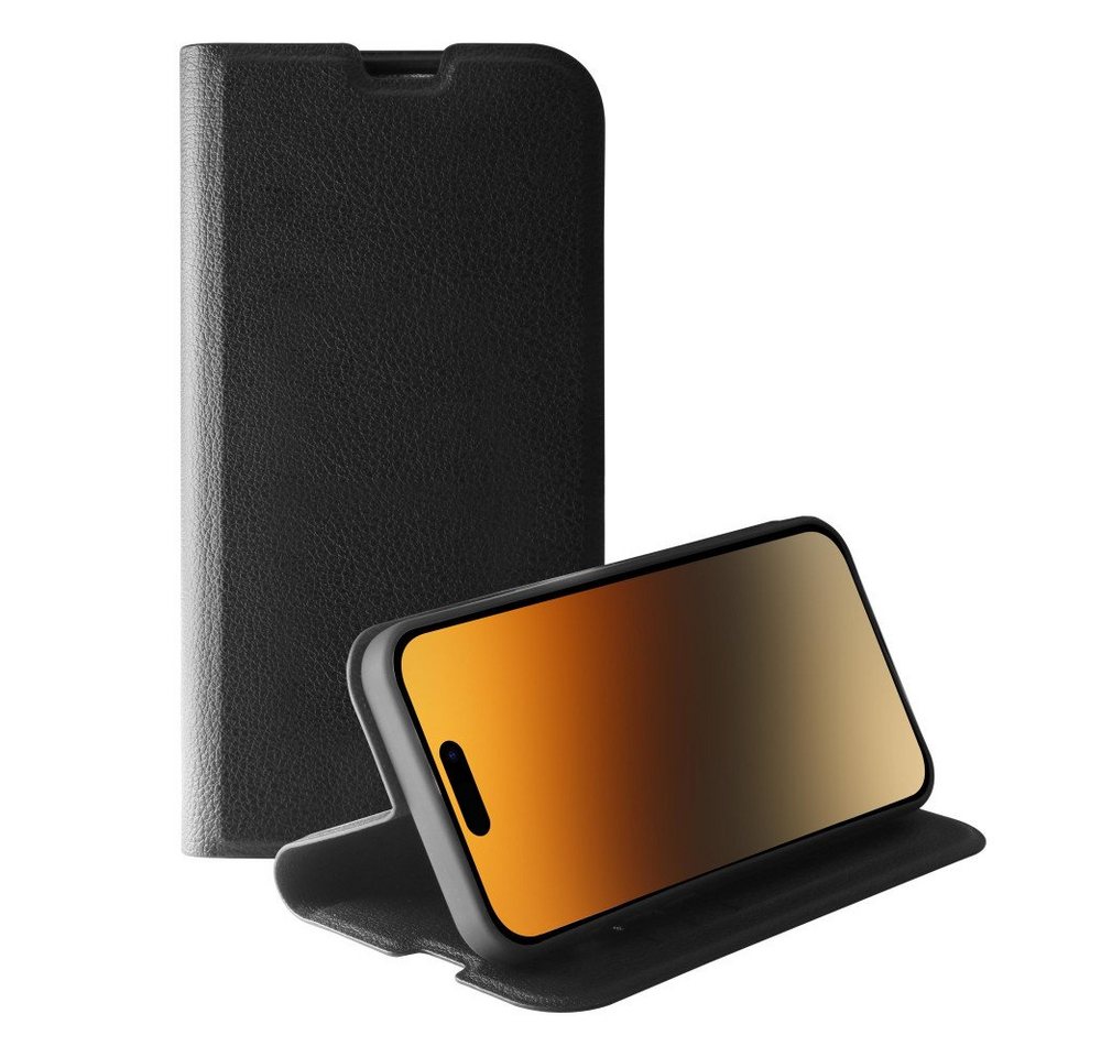 Vivanco Handyhülle Premium Wallet, Book Cover für iPhone 15 Pro Max, schwarz (63917) von Vivanco