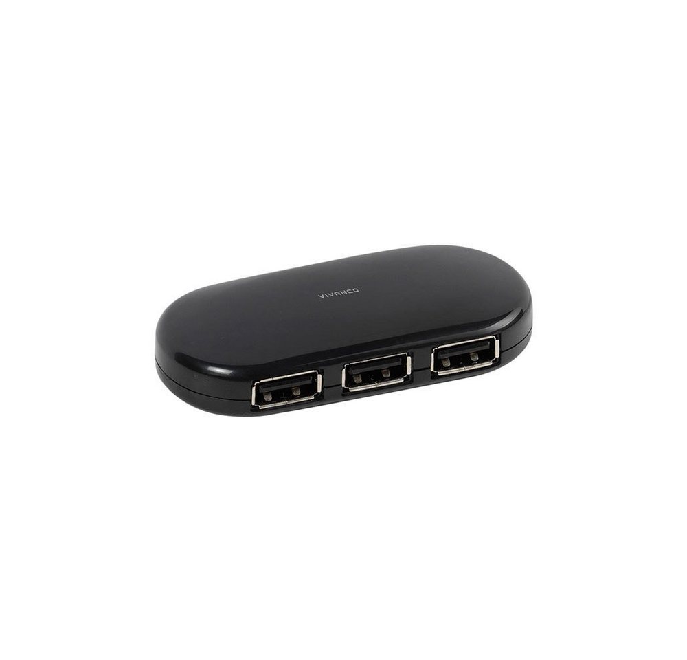 Vivanco High Speed USB 2.0 HUB, 4-Port (36659) Adapter von Vivanco