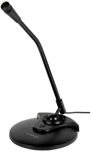 Vivanco IT-MIC 1 PC-Mikrofon Schwarz Kabelgebunden inkl. Kabel von Vivanco