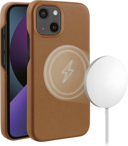 Vivanco Mag Classic Backcover Apple iPhone 13 Mini Braun Induktives Laden, Stoßfest Vivanco Mag Classic Backcover Apple iPhone 13 Mini Braun Induktives Laden, Stoßfest von Vivanco