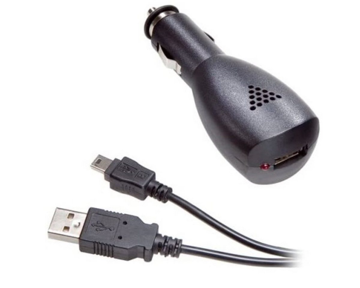 Vivanco Mini-USB KFZ Ladegerät 12V Lader Ladekabel Smartphone-Ladegerät (Lade-Adapter für Smartphone Handy MP3-Player etc) von Vivanco
