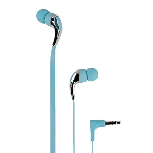 Vivanco Neon Buds Im Ohr Blau, Metallisch - Kopfhörer (Im Ohr, im Ohr, Verkabelt, 15-22000 Hz, 1,2 m, Blau, Metallisch) von Vivanco