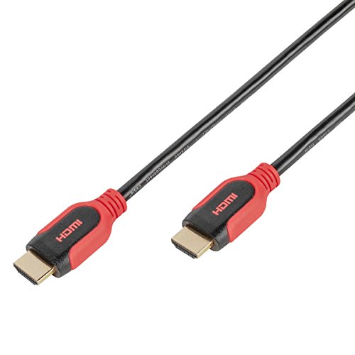 Vivanco PRO 14HDHD 15PB High Speed HDMI Kabel mit Ethernet (Audio Rückkanal ARC 1,5m) rot/schwarz von Vivanco