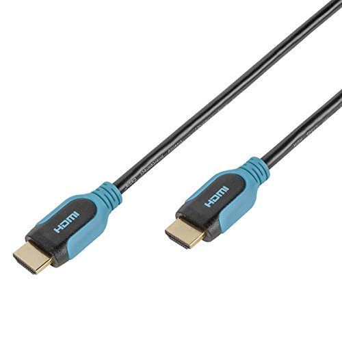 Vivanco PRO 14HDHD 25PB High Speed HDMI Kabel mit Ethernet (Audio Rückkanal ARC 2,5m) blau/schwarz von Vivanco