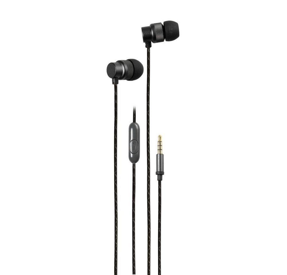 Vivanco Premium Design Earphones Metallic (61739) In-Ear-Kopfhörer von Vivanco