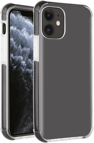 Vivanco RSCVVIPH12M/PT Backcover Apple iPhone 12, iPhone 12 Pro Schwarz, Transparent Induktives Lade von Vivanco