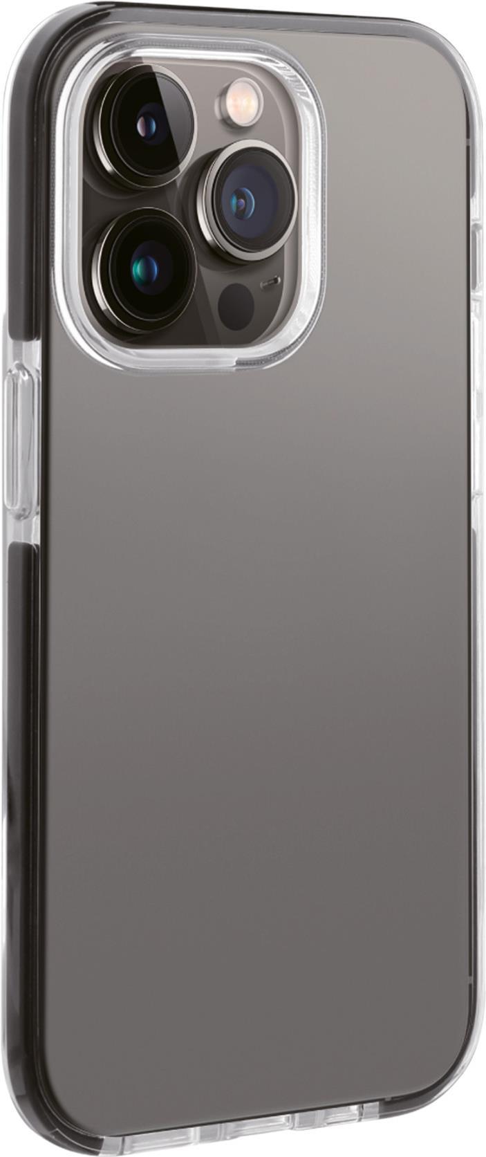 Vivanco Rock Solid. Etui-Typ: Cover, Markenkompatibilität: Apple, Kompatibilität: iPhone 14 Pro Max, Maximale Bildschirmgröße: 17 cm (6.7 ), Oberflächenfärbung: Monochromatisch, Produktfarbe: Schwarz, Transparent (RSCVVIPH14PMT) von Vivanco