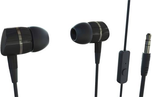 Vivanco SMARTSOUND BLACK In Ear Kopfhörer kabelgebunden Schwarz von Vivanco